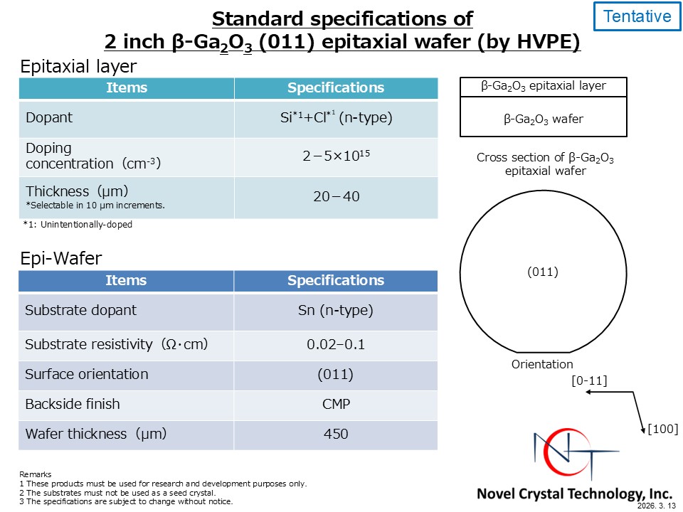 2-inch(011)Ga2O3_Epi